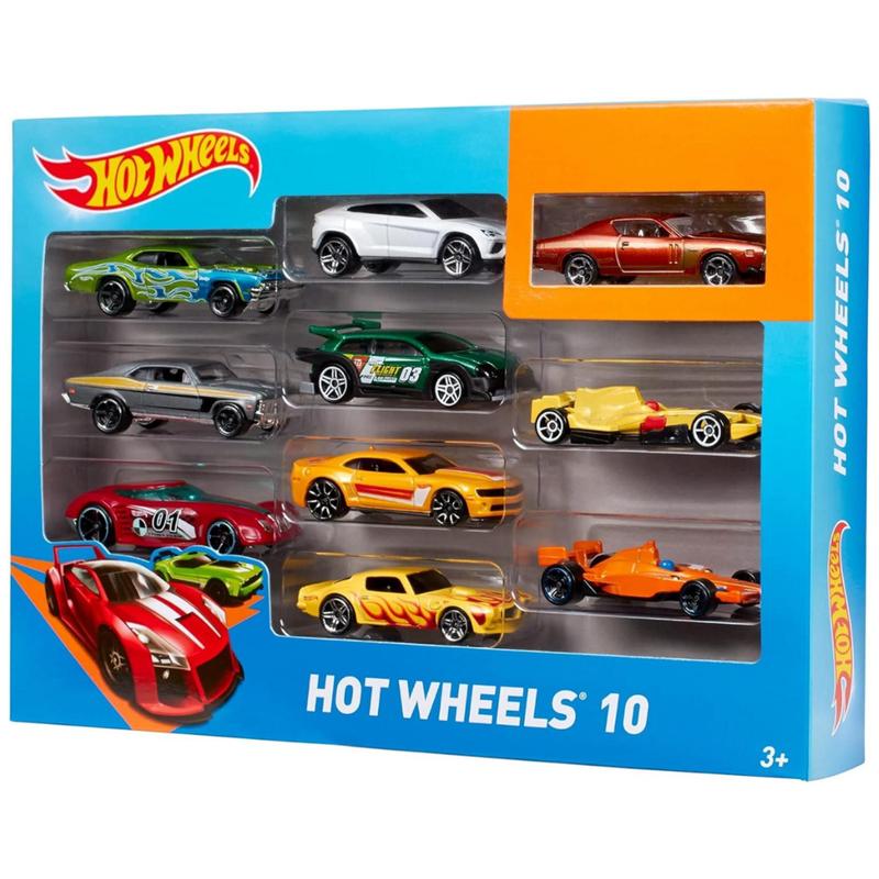 HOTWHEELS 4個セット Hot Wheels Pacote 10 Carros Sortidos - 1 (UM) PACOTE SORTIDO SEM